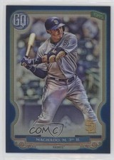 2020 Topps Gypsy Queen Box Topper Chrome Indigo Refractor /150 Manny Machado sy5