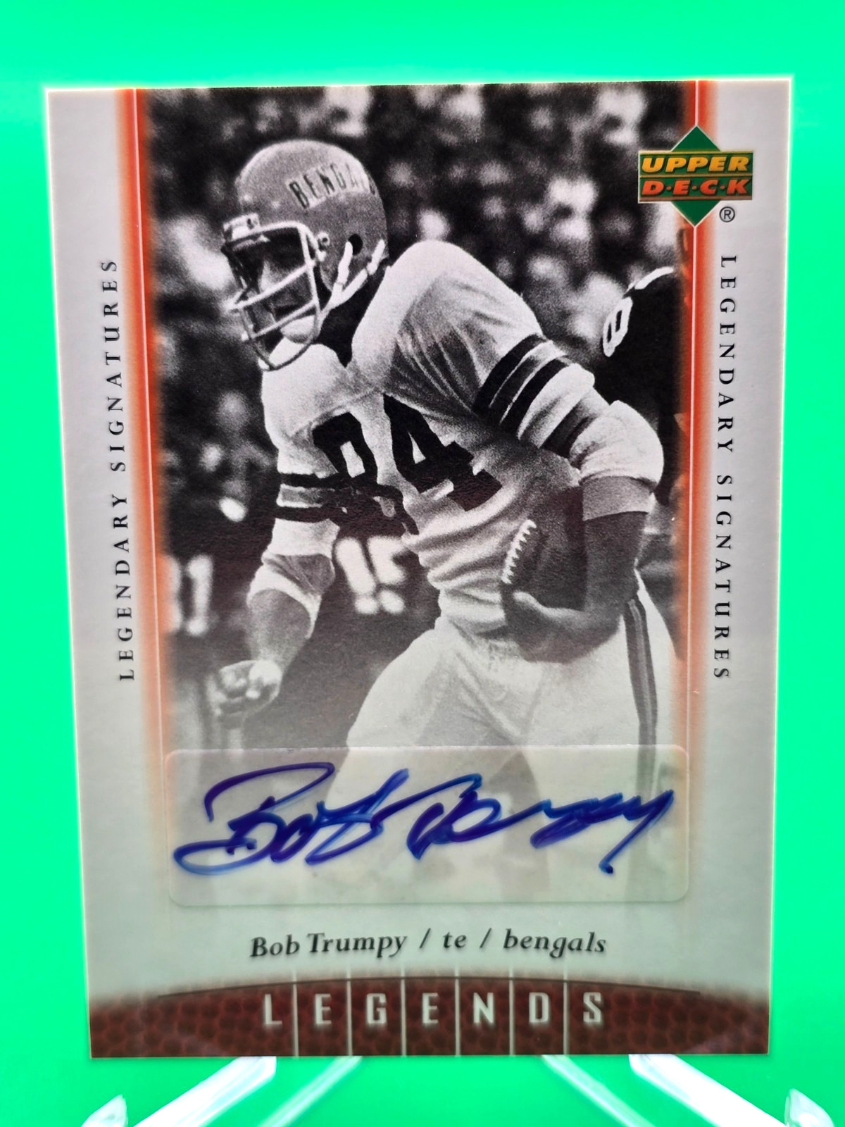 Bob Trumpy 2006 Upper Deck Legends Autograph Signatures Bengals #95