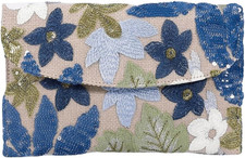 Women'S Floral Embroidery Sequin Evening Beaded Clutch Bags 2026 Party Purses