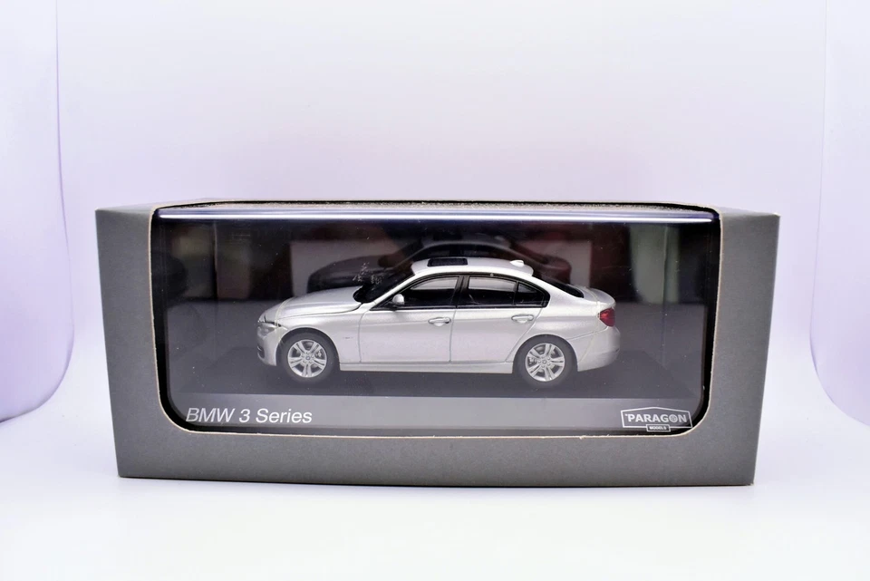 Modellino Auto Scala 1:43 BMW 3 Series grey paragon diecast modellismo statico - Immagine 4 di 4