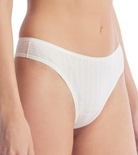 Hanky Panky LARGE MoveCalm Natural Rise Thong NWOT Pearl Pink