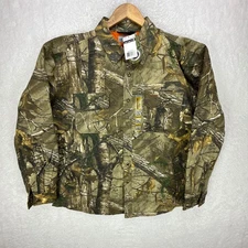 Carhartt Wexford Canvas Camo Long Sleeve Shirt Jac Men XL 101462 977 NWT NOS