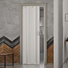 PORTE PORTA A SOFFIETTO 83x214 CM SCORREVOLE IN PVC DA INTERNO COLORI A SCELTA
