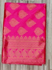 Designer Sari Bollywood Bridal Silk Saree Blouse South Indian Party Wear Saree