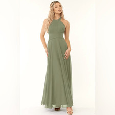 Azazie Monroe Chiffon Gown NWT