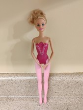 2008 Matell Barbie Ballerina N5237 Barbie Doll Blond Hair Color Pink ColorLeg