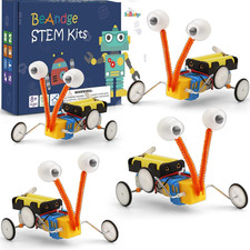 STEM Craft Robot Kits for Kids - 4 Set Building Toys for Ages 6-13