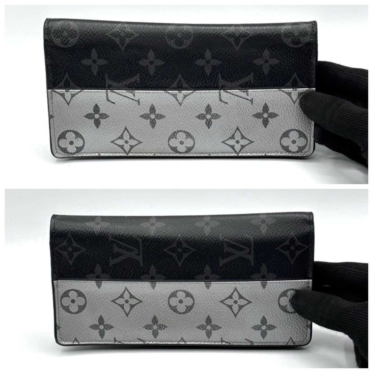 LOUIS VUITTON Wallet: Brazza Split Eclipse Black … - image 2