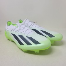 Adidas X Crazyfast.1 FG Soccer Cleats White Green HQ4516 Men's Size 13