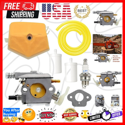 #ad #ad Carburetor Tune Up Kit for Husqvarna 50 51 55 Chainsaw Replaces OEM 5032815... $31.05