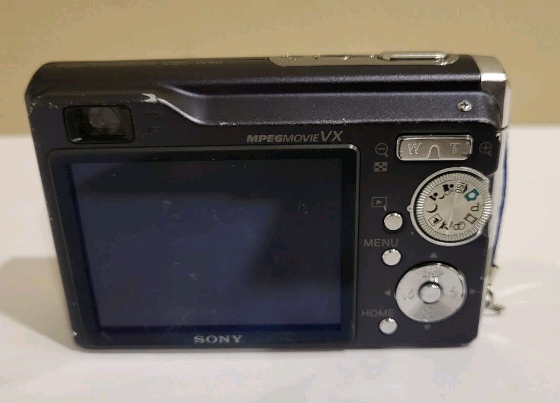 Sony Cyber-shot DSC-W90 8.1MP Digital Camera - Silver for sale