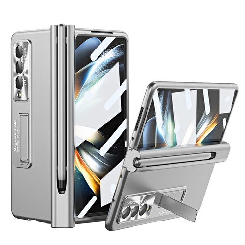 For Samsung Galaxy Z Fold 6 5 4 3 Luxury Case Kickstand +Stylus +Pen Slot +Hinge - 第 12/47 張圖片