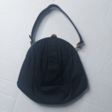 Coblentz Original Black Cloth Handbag Women's Evening Purse Top Handle