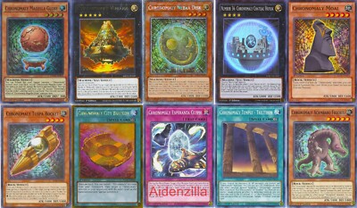 Yugioh Chronomaly Deck - Vimana Chateau Huyuk Nebra Disk Babylon