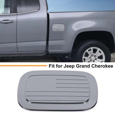 Chrome Gas Door Cap Cover Trim for 2015-2023 Chevy Colorado Long Bed Accessories
