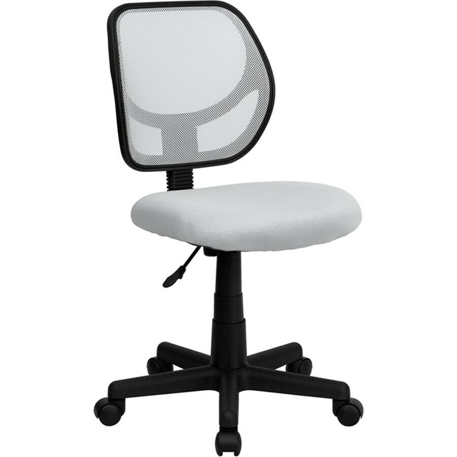 Flash Furniture White Mesh Chair, White - WA-3074-WHT-GG Krajowe w magazynie