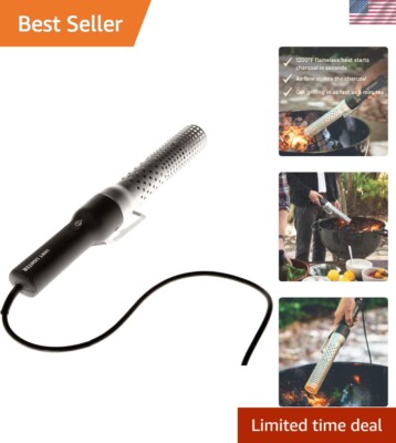 Compact All-Electric Looft Lighter   Perfect for Charcoal, Logs & More