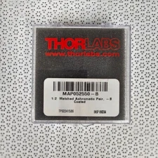 ThorLabs MAP052550-B - 1:2 Matched Achromatic Pair, f1=25.0 mm, f2=50.0 mm