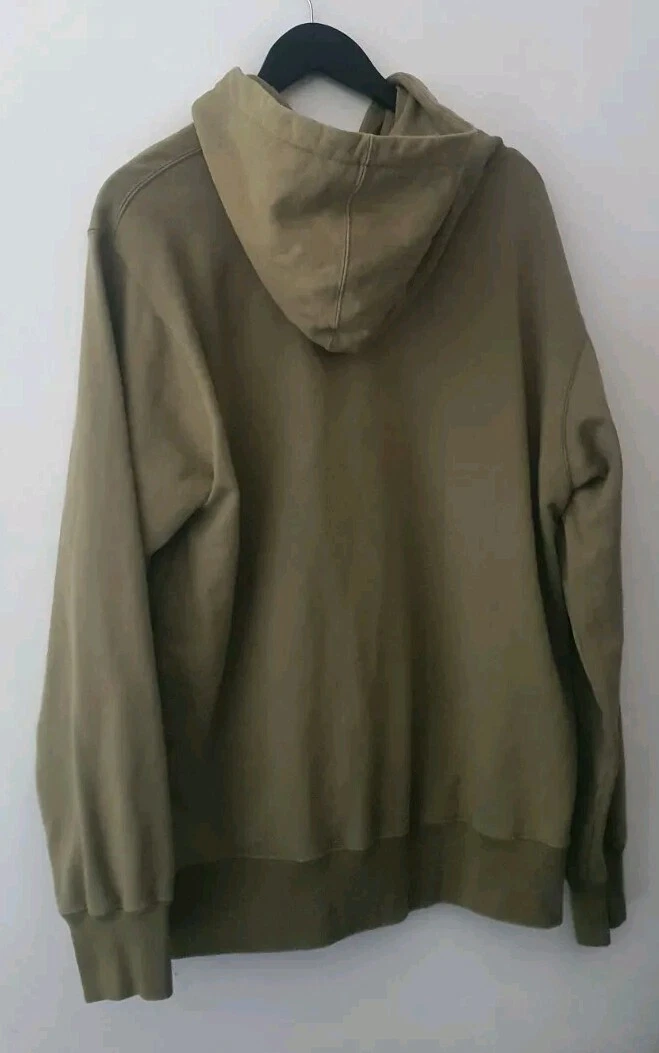 FW18 Supreme Felpa con Cappuccio Punto Catena L Large Light Olive Hoodie Picasso