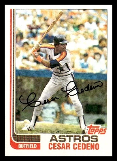 Cesar Cedeno trading card