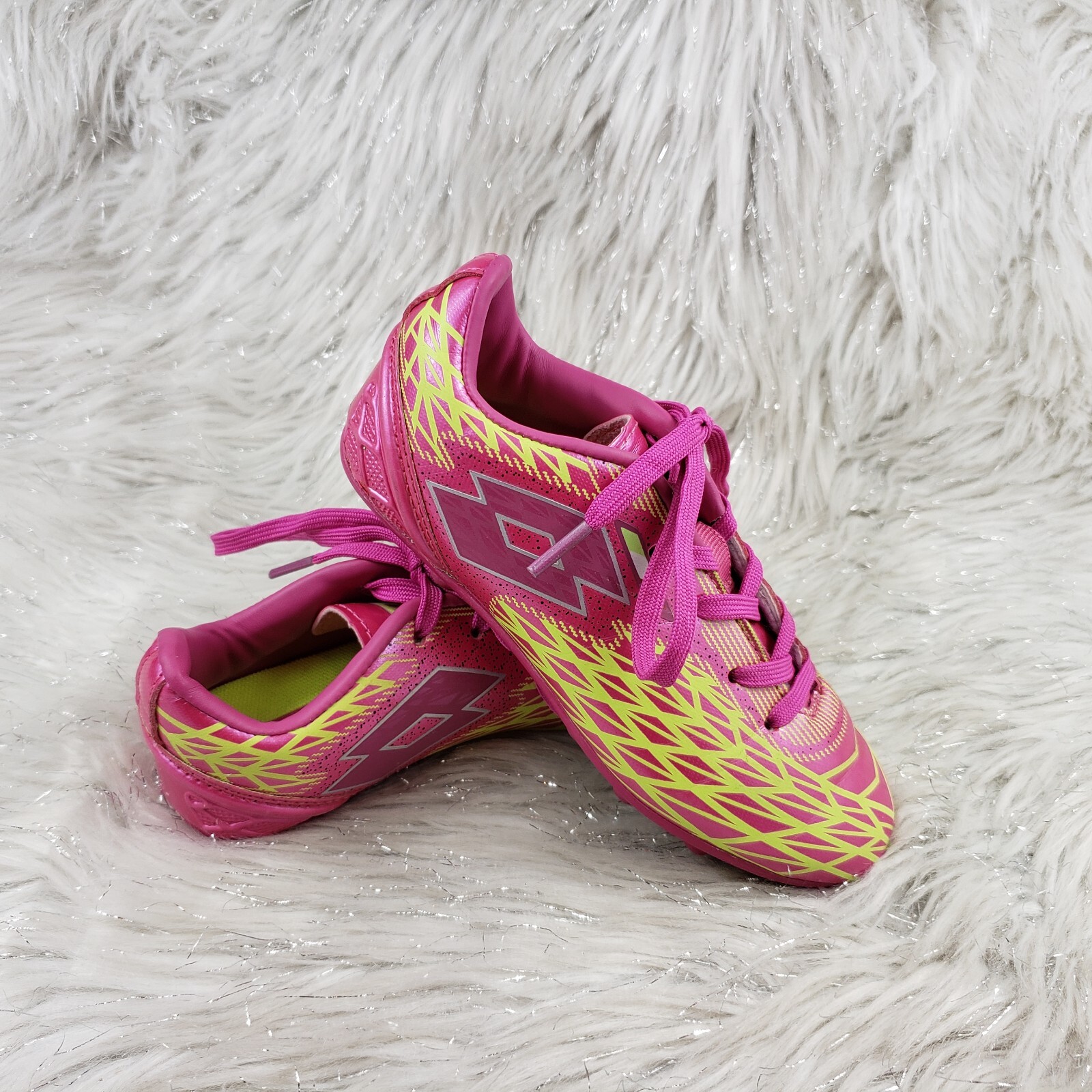 LOTTO Forza II tacchetti calcio rosa giovanile taglia 11