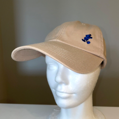 Designer Beige Mickey Print Baseball Cap EUC 5e2930fb-4f60-423f-a96b-  main image 2