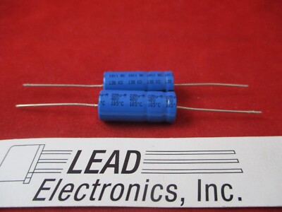 qty2 AXIAL 220UF 40-VOLT AXIAL 105-DEG TEMP 10MM X 25MM FREE SHIPPING IN USA