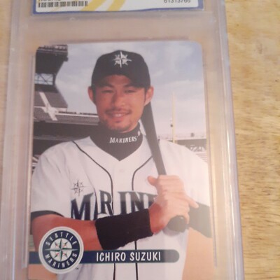 2001 Keebler Ichiro Suzuki #5 RC Rookie Baseball Card WCG 10 HOF