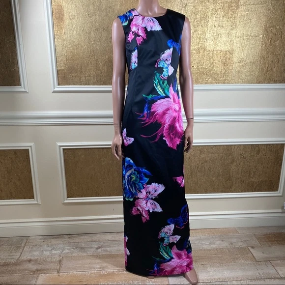 NUEVO MILLY Dita Floral Columna Maxi Vestido Vestido 4 Foto 2 de 4