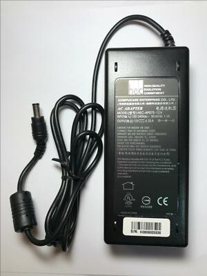 Original HEC Compucase Enterprise CO LTD AC Adapter Modell HEC-AP075-12V 12V 6,25A