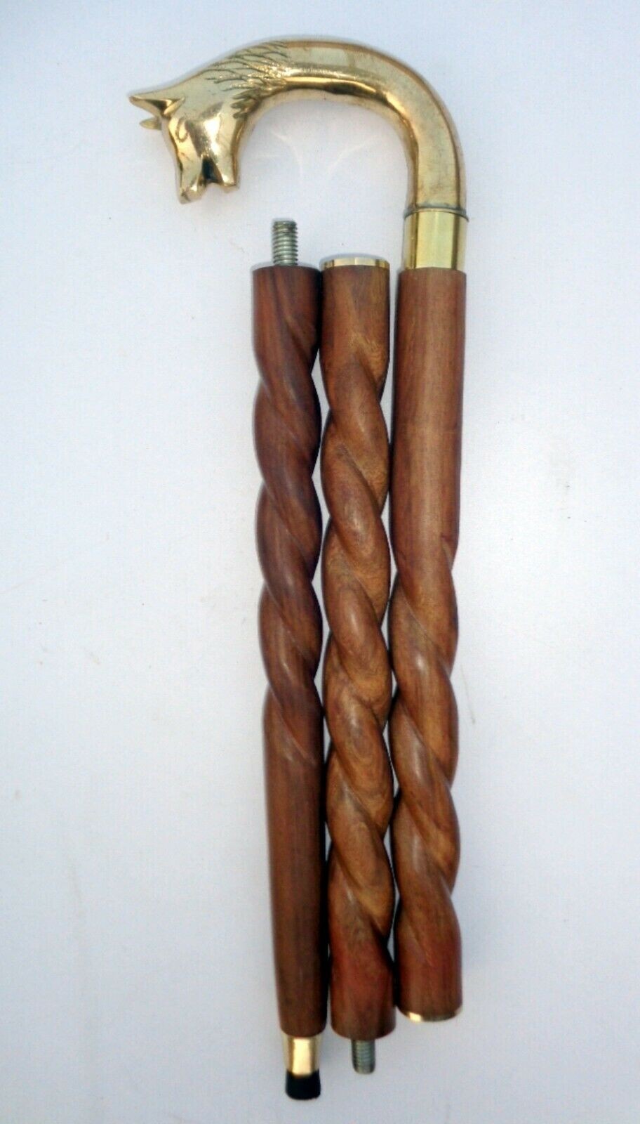 Collectable Handmade Solid Brass FOX Designer spi… - image 6