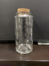 Small Glass Bottles Vials Jars Glass with Cork Stopper Storage Bottle 4"