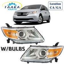For Honda Odyssey Headlight 2011-2013 Leftright With Bulbs For Honda Odyssey Headlight 2011-2013 Leftright With Bulbs