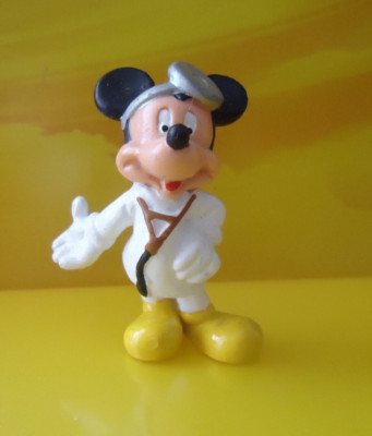 Vintage Bully Bullyland Germany Dr Doctor Mickey Mouse Walt Disney 2.5'' Figure