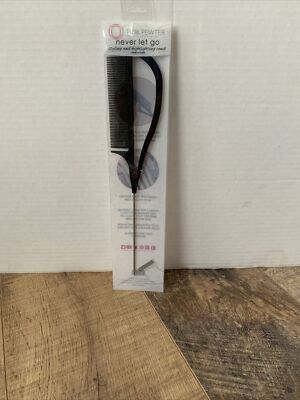 Pink Pewter Authentic ''Never Let Go'' Carbon Fibre Professional Styling Comb New