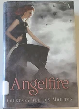 ANGELFIRE book 1 by Courtney Allison Moulton (Hardcover 2011) Acetate Cover