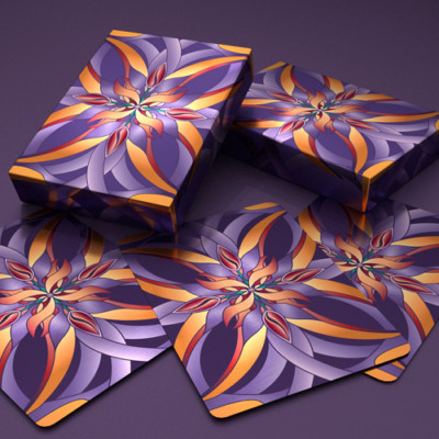 UC No.7 Playing Cards - Purple Edition (Foiled Backs & Faces) by Montenzi
