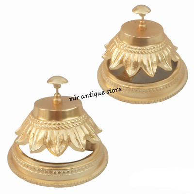 Flower Desk Bell Table Bell Ring in style with this bel Hotel Service Bell Decor