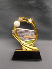 cosmic volleyball trophy resin RCM117 award ball and net