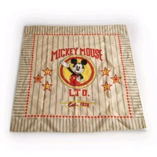 Vtg 22" Mickey Mouse Ltd Est 1928 Stars Handkerchief Scarf Bandana Walt Disney