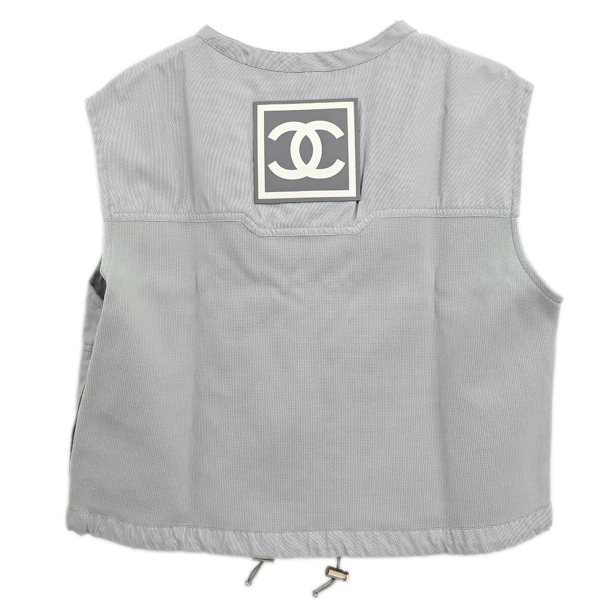 Chanel Sport Line Sleeveless Top Gray 01P #40 144656 | eBay