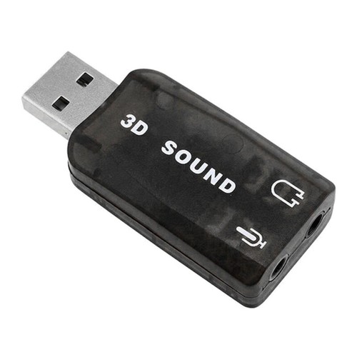 USB to 3.5mm Jack Adapter USB to AUX Jack External Stereo Sound Card - 第 3/8 張圖片
