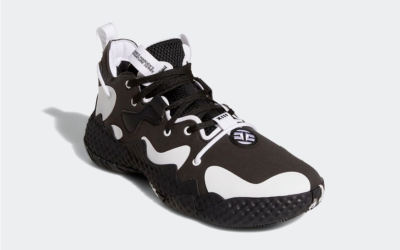 シューズ(男性用) Harden Vol.6 Adidas Harden Vol. 6 BasketBall Shoes Black White James Harden