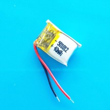 Mini 3.7V 40mAh LiPo Li Polymer Rechargeable Battery For Earphone Camera 501012