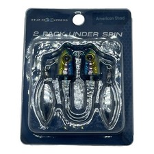 VMC Academy Sports Outdoor H20 Xpress Fish Lure 2 Pack Under Spin Am Shad 3/8oz 