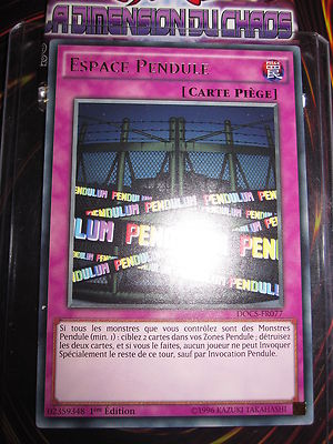 YU-GI-OH! RARE SPACE PENDULUM DOCS-FR077 MINT FRENCH NEW