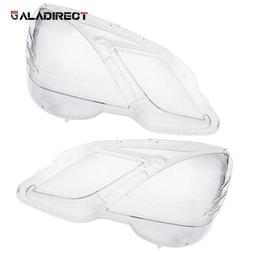 Cubierta de lente de faro izquierdo y derecho para Mercedes Benz Clase E W212 E350 E500 09-13 Foto 2 de 4