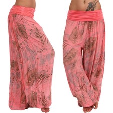 Hose Ali Baba Harem Aladin Sommer Strand Blume Haremshose Pumphose Pluder Urlaub