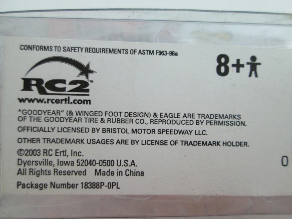 2003 Bristol Motor Speedway #03 Sharpie 500 NASCAR Die Cast Car 1:64 - Image 2 of 4