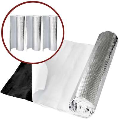 3x Alubutyl Dämmmatte 400 x 50 cm selbstklebend | Anti Dröhn Auto Hifi Dämmung